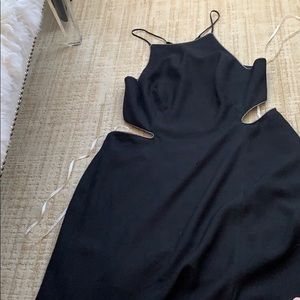 Halston heritage halter dress